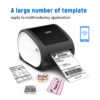 300DPI AIMO D520BT Desktop Thermal Shipping Barcode Label Printer 4x6 Roll Label Bluetooth No Ink Printer
