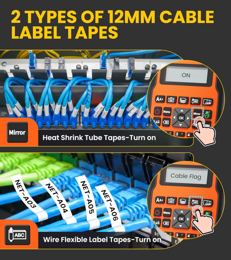 Handheld label Maker for Wires and cables