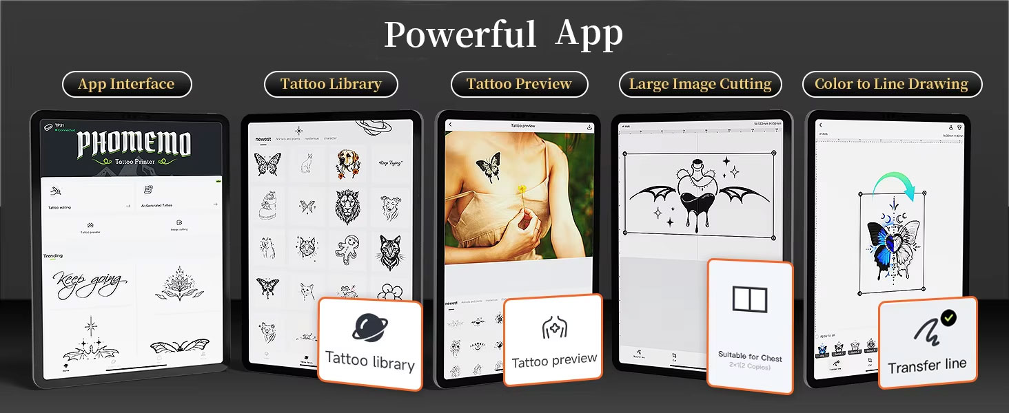 PHOMEMO TATTOO printer APP