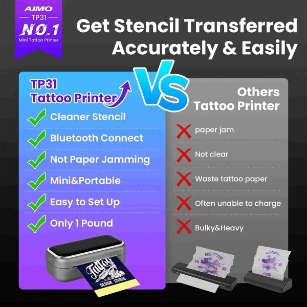 mini printer tattoo