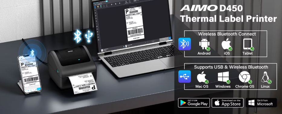 Embrace Wireless Printing via Bluetooth printer