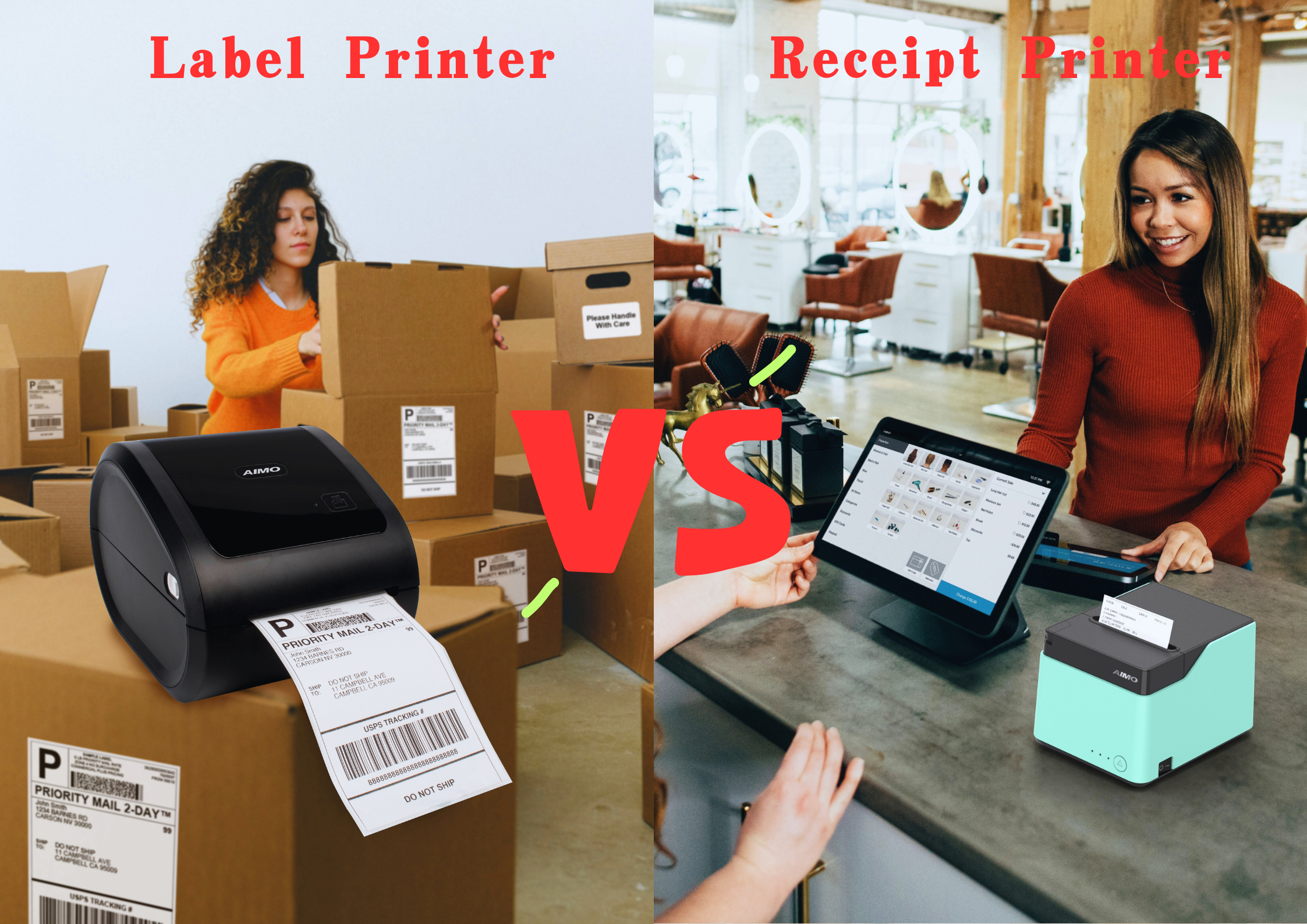 Label Printer vs Receipt Printer