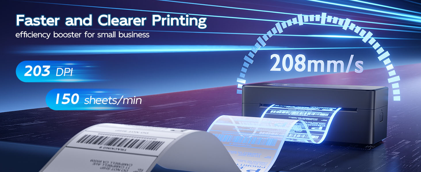 High-speed label printer