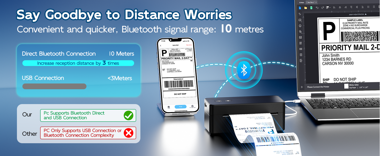 Upgraded Bluetooth Connectivity