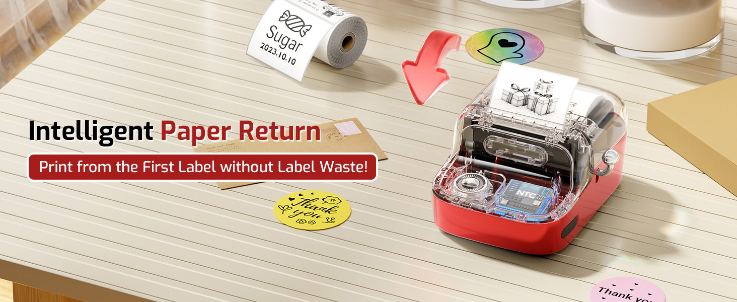 automatic paper rewind