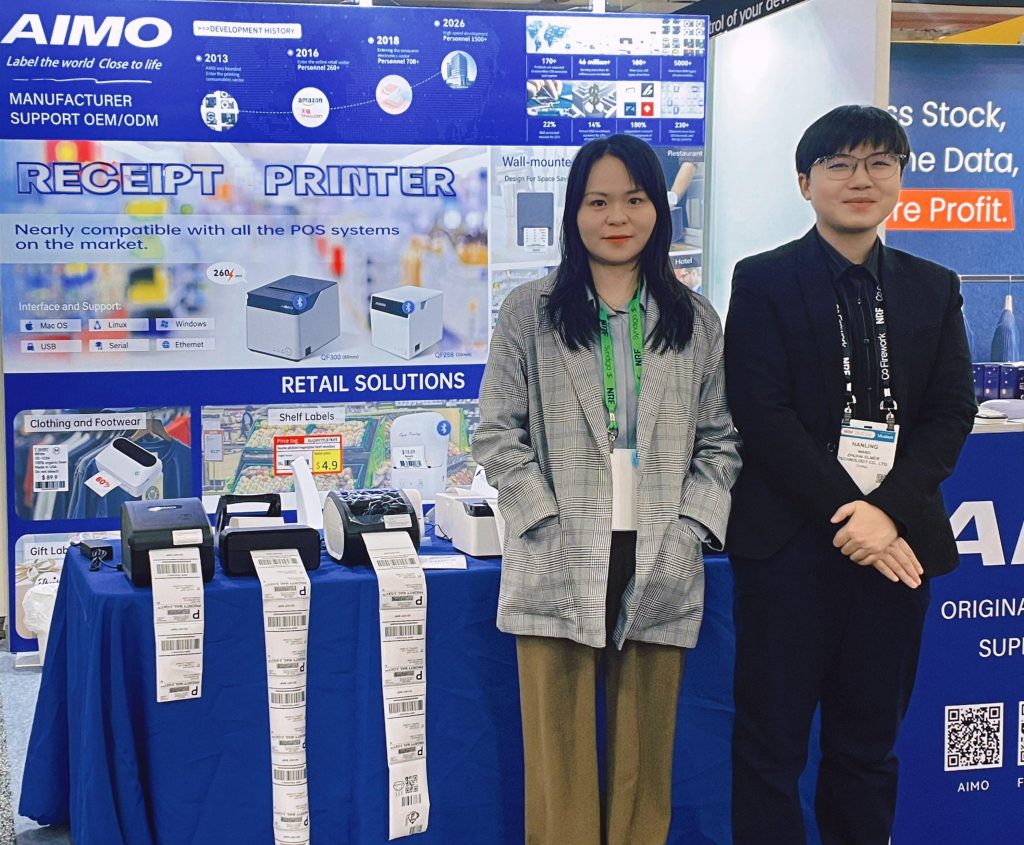 AIMO at NRF 2026: Portable Printers, Universal POS & Custom Solutions for Retail