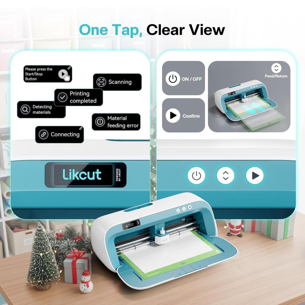Smart Screen Guidance & Status Display -LIKCUT S41 Cutting Maker