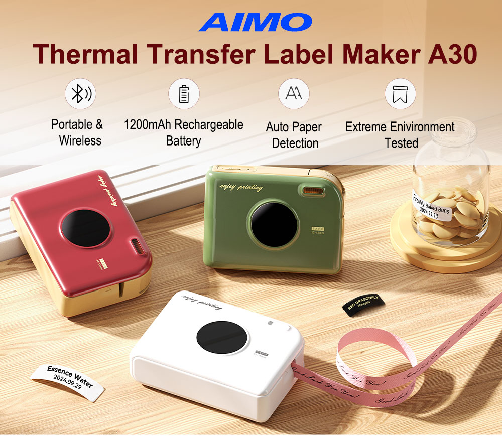 A30 Ribbon Label Maker A30 Ribbon Label Maker