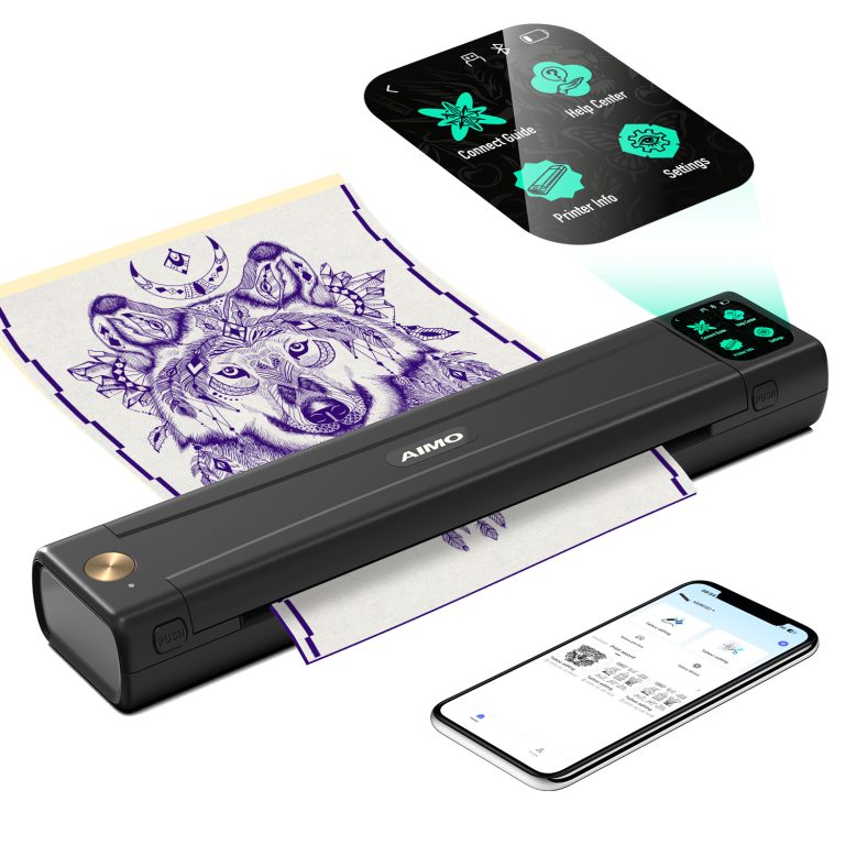 Smart Touchscreen Professional Tattoo Stencil Printer