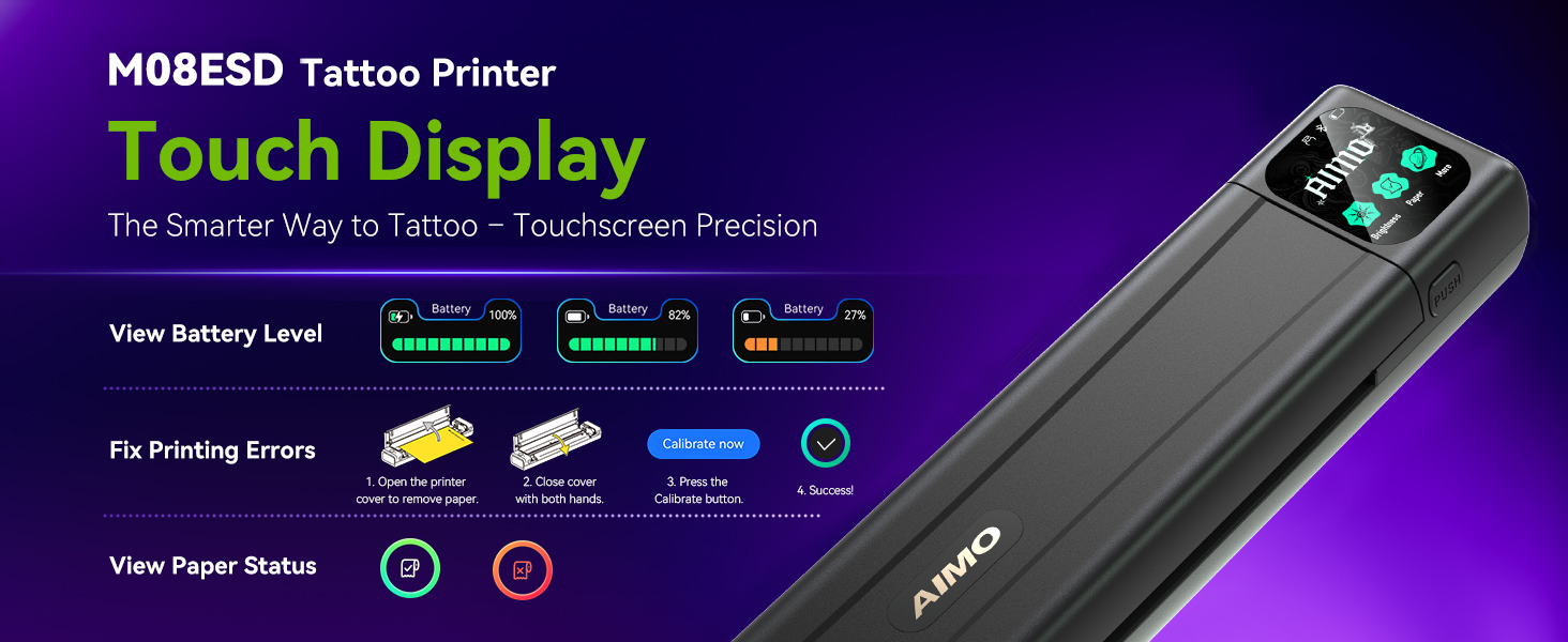 M08ESD-AIMO NEW TATTOO PRINTER 2026 M08ESD-AIMO NEW TATTOO PRINTER 2026